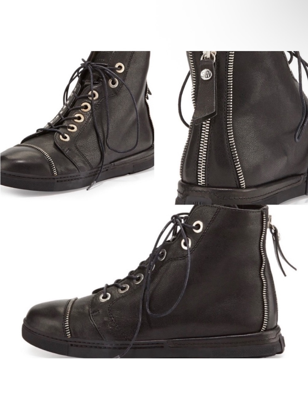 Stuart Weitzman Boots Leather Black size 6